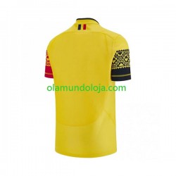 Camisola Rugby ROUMANIE Homem Equipamento Primeiro RWC 2023 Manga Curta